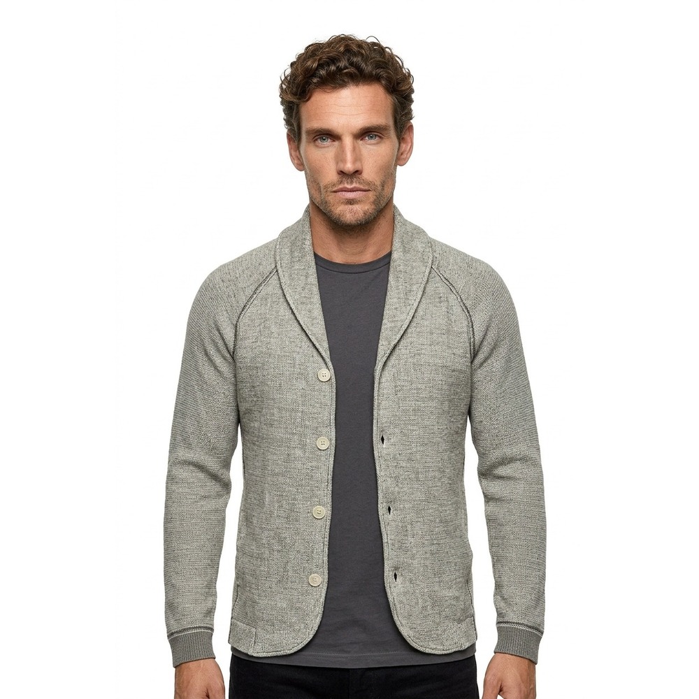 🧵 Diesel Shawl Collar Waffle Knit Jacket – Size M – Button‎ Front